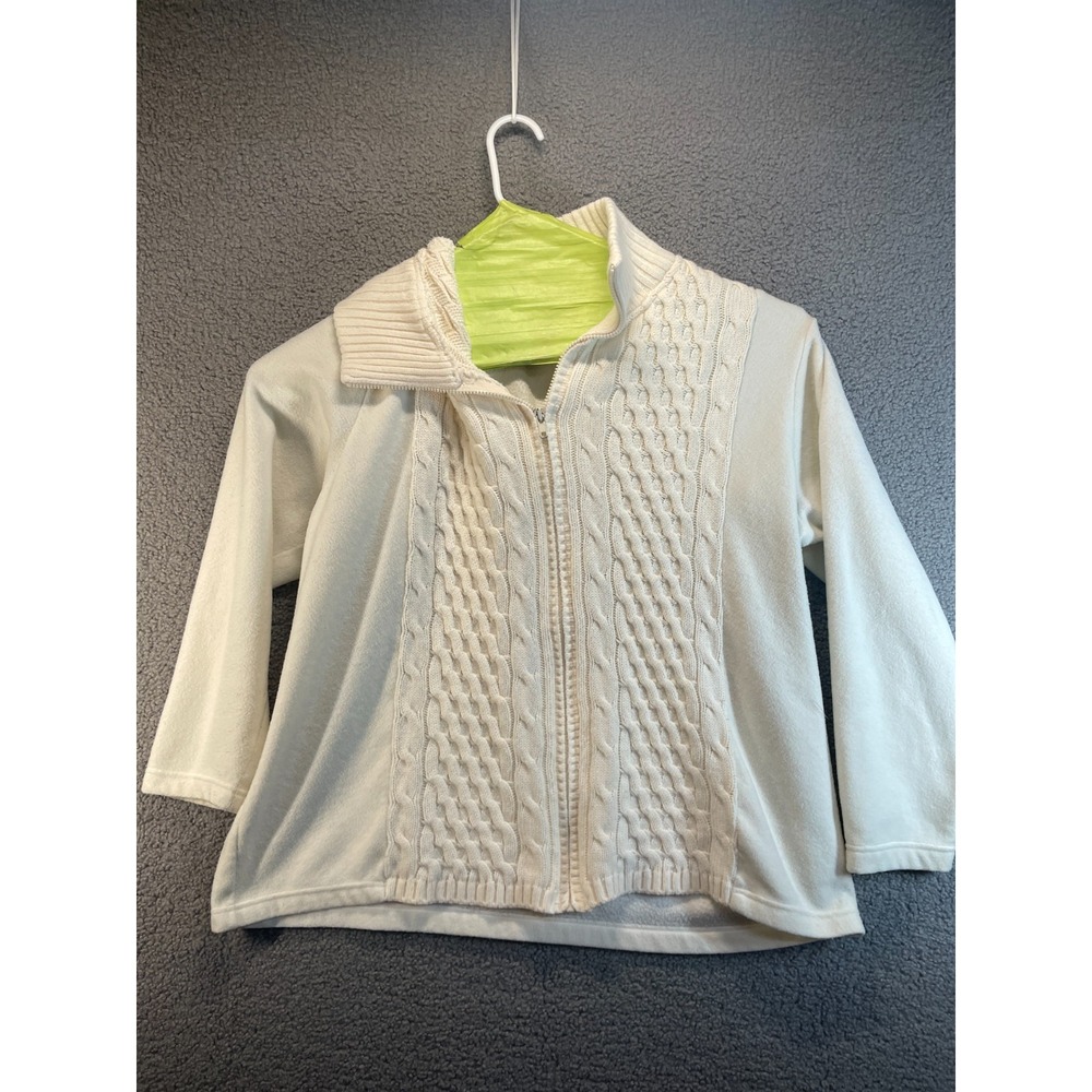 Vintage San Michelle‎ Womens Bay  sweater 2X White